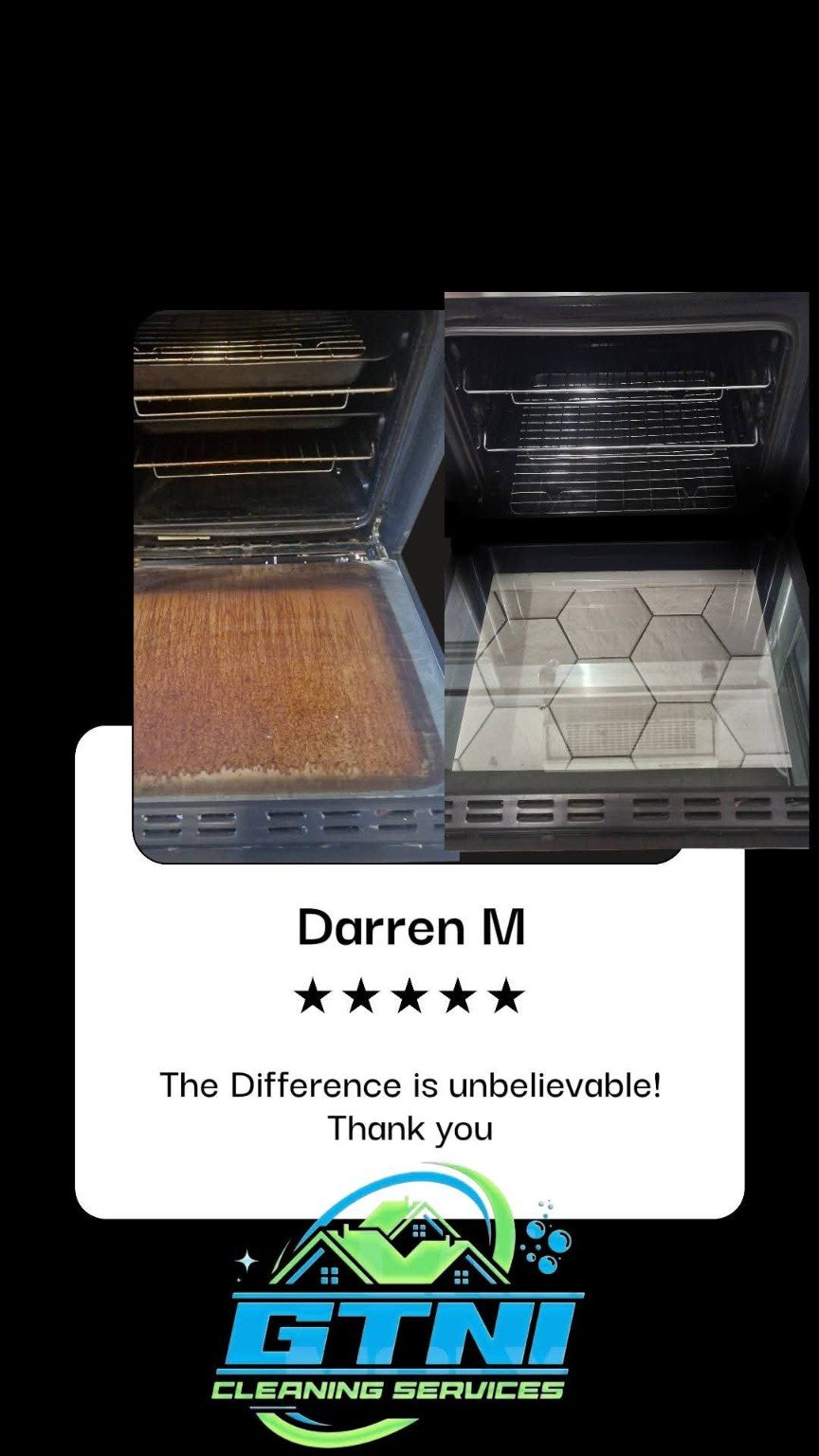 Professional oven cleaning